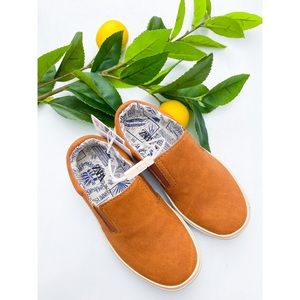 Zara Cognac Slip-Ons
